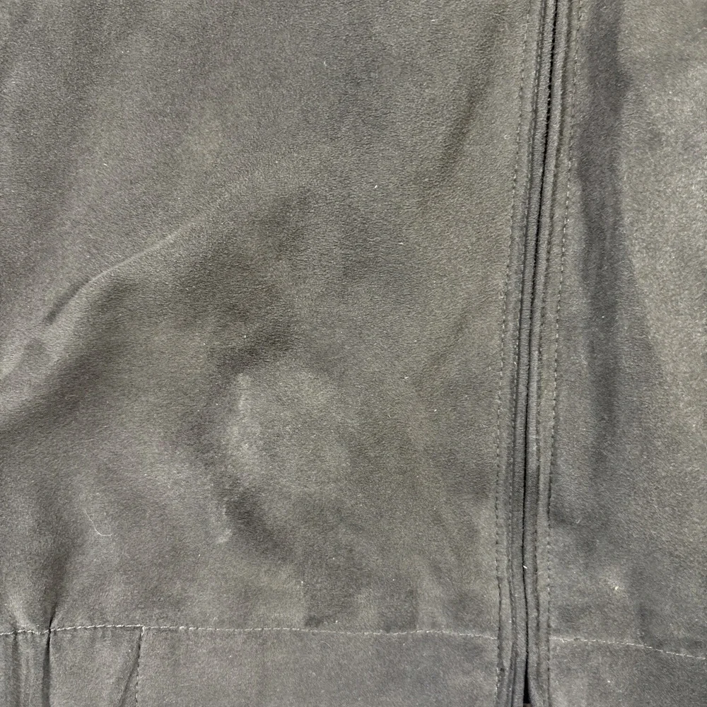 Cutter & Buck SOFT‎ Faux Suede Bomber Jacket Olive Sz XXL Golf Preppy Classic
